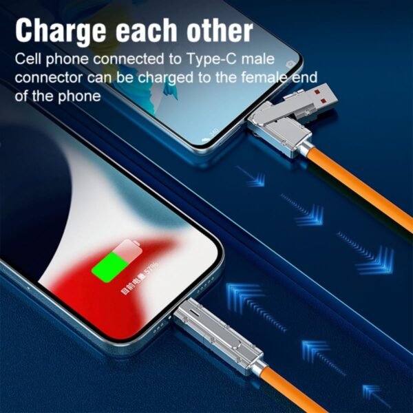 4-in-1 USB C Multi Charger Cable, USB A/C to Type C/Phone,  Charging Cable Compatible with Phone/Laptop/Tablet - Image 4